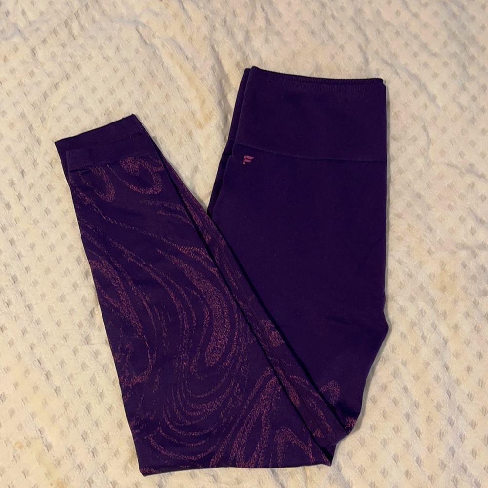 Fabletics Indigo Swirl Leggings L